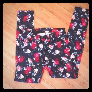 Level 99 floral jeans